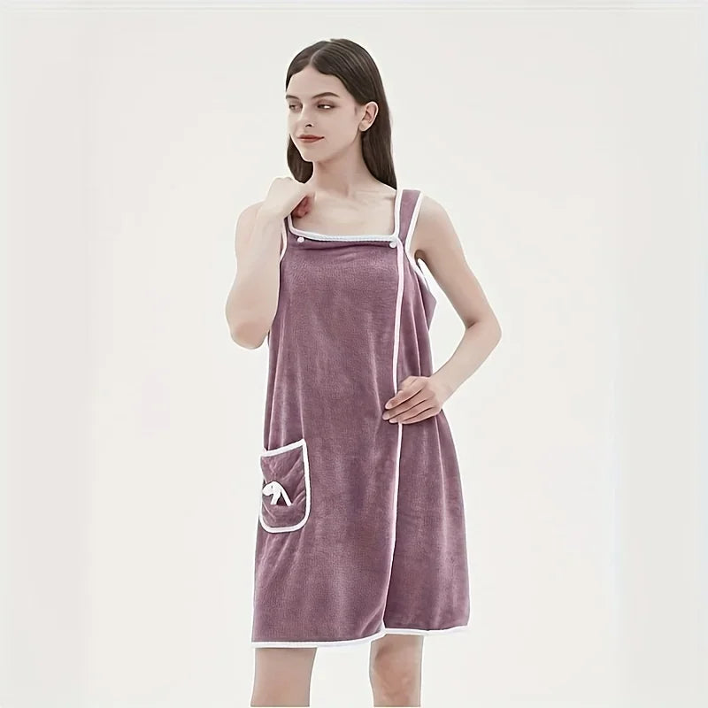 Bath Towel Wearable Wrap