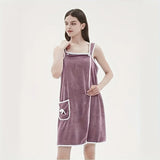 Bath Towel Wearable Wrap