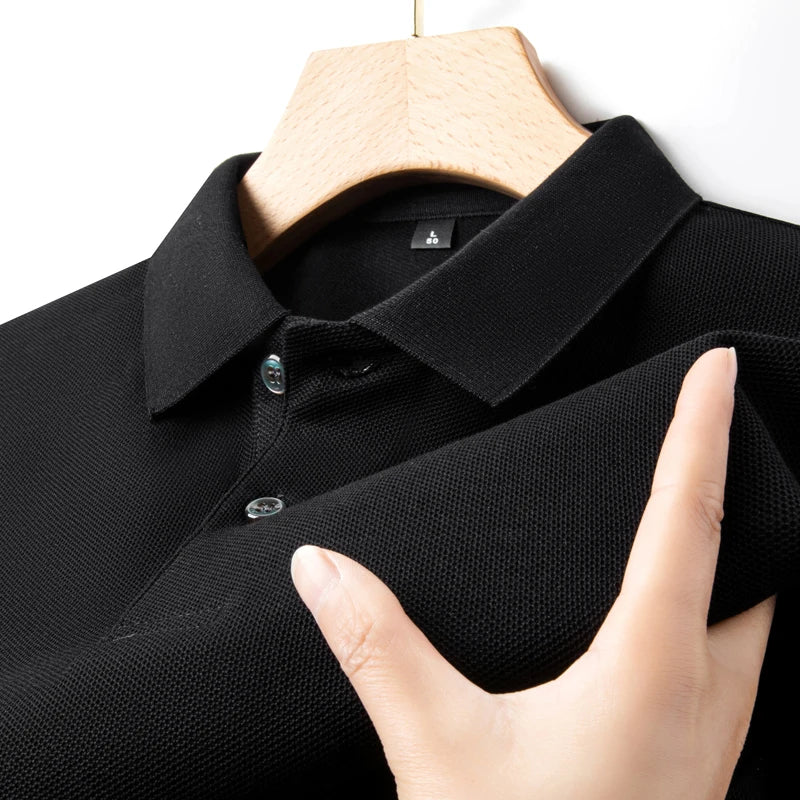 Men Cotton Breathable Polo Shirt