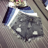High Waist A-Line Denim Shorts for Women | Y2K Fashion