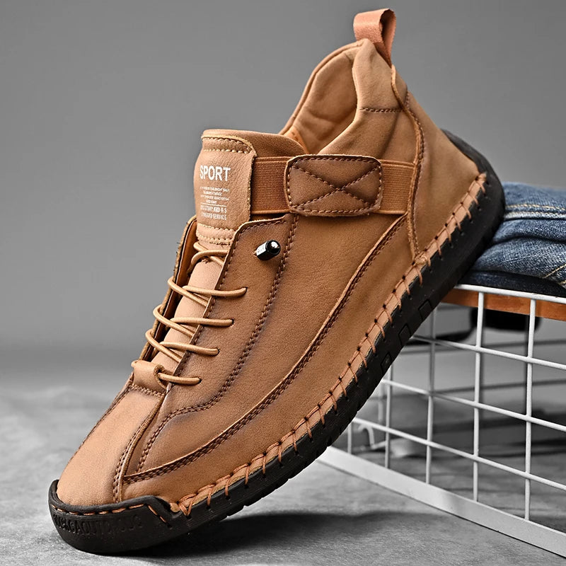 Men Handmade Leather Casual Loafers