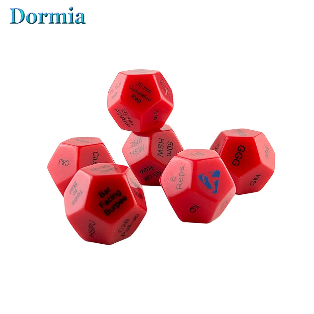 Fitness Exercise Game Dice