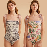 Vintage Bandage Swimsuit