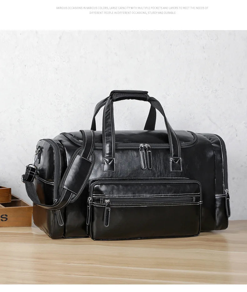 Premium Leather Travel Bag