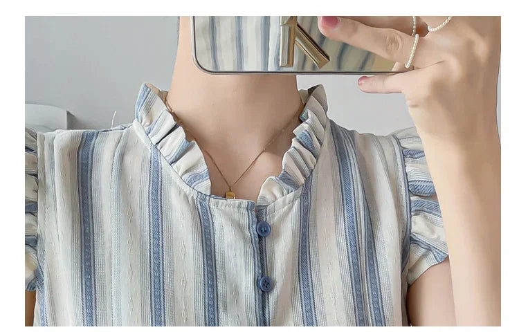 Short Sleeve Nursing Side-Open T-Shirt