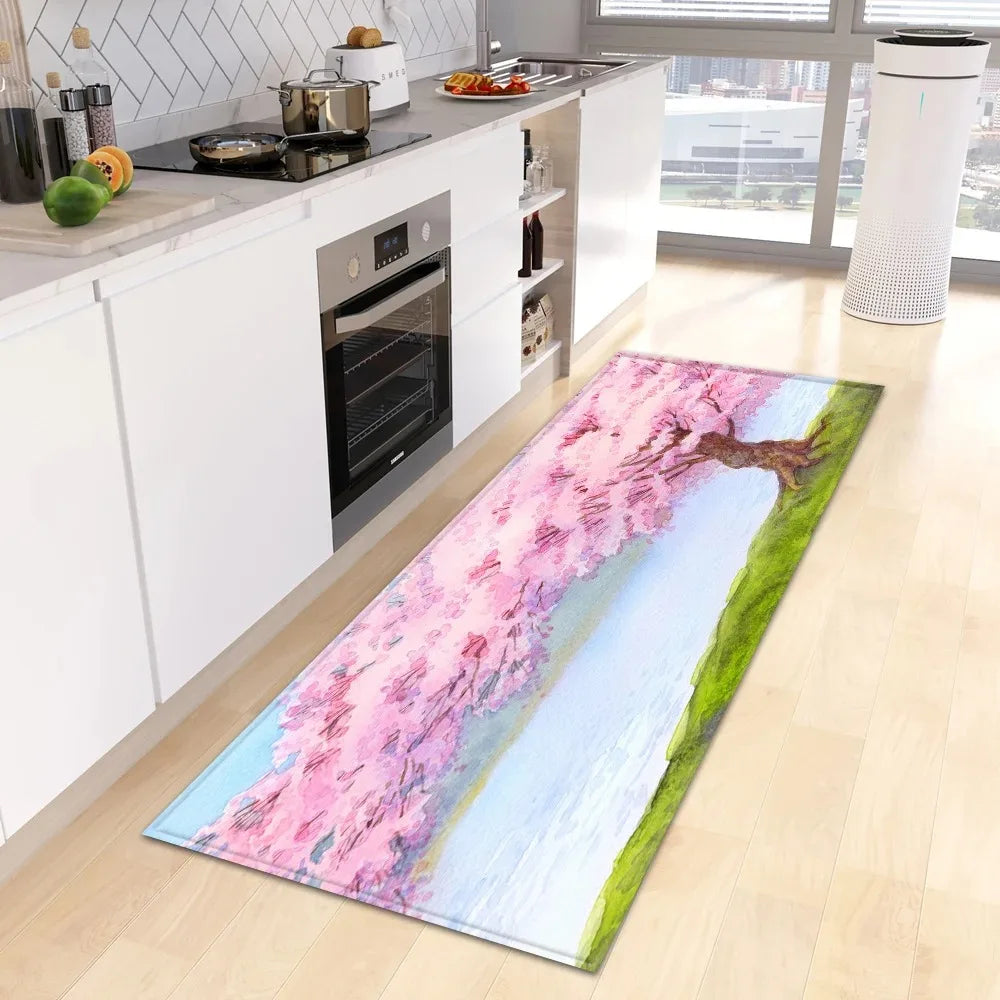 Fresh Flower Floor Mat