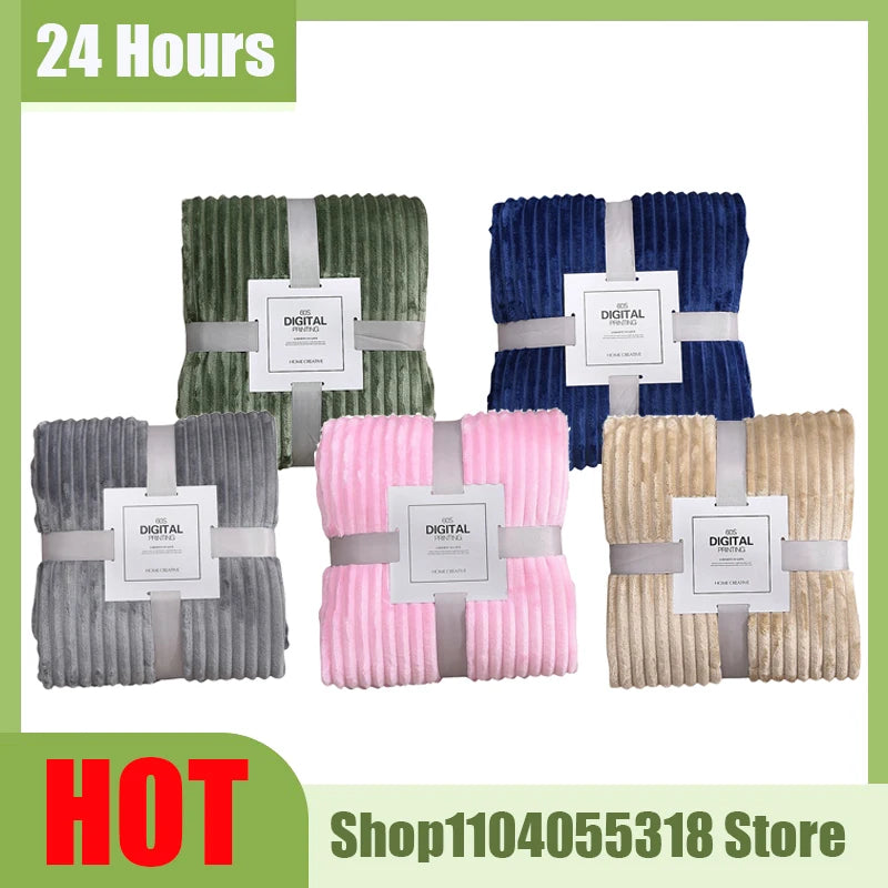 Striped Flannel Blanket
