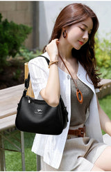 Minimalist Leather Shoulder Bag