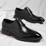 Men Large Size Leather Dress Shoes