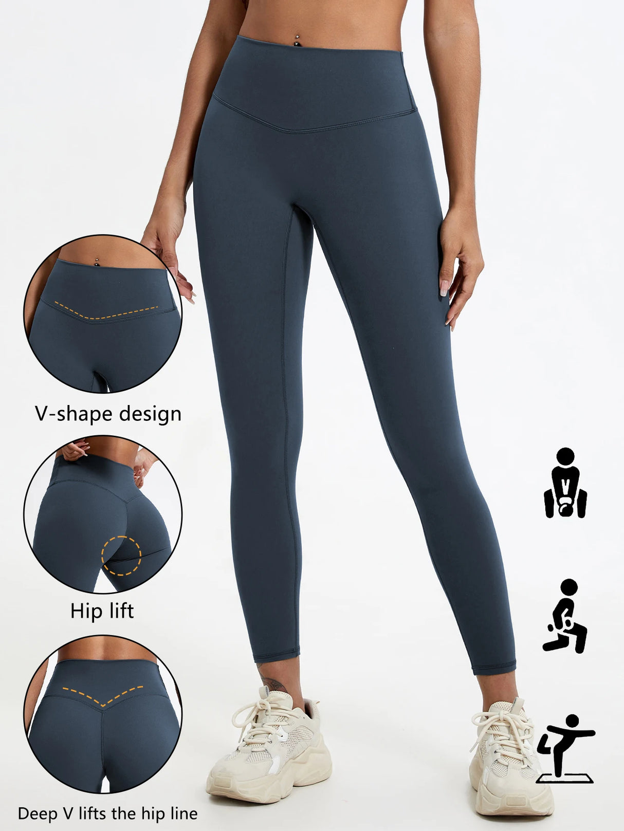 Hearuisavy High Waist Quick-Dry Women's Yoga Leggings – Super Soft Fabric