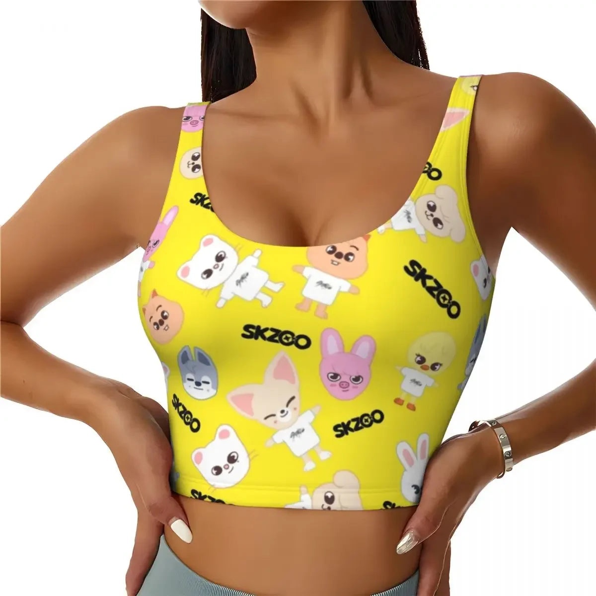 Sparkling Rhinestone Backless Camisole Tank