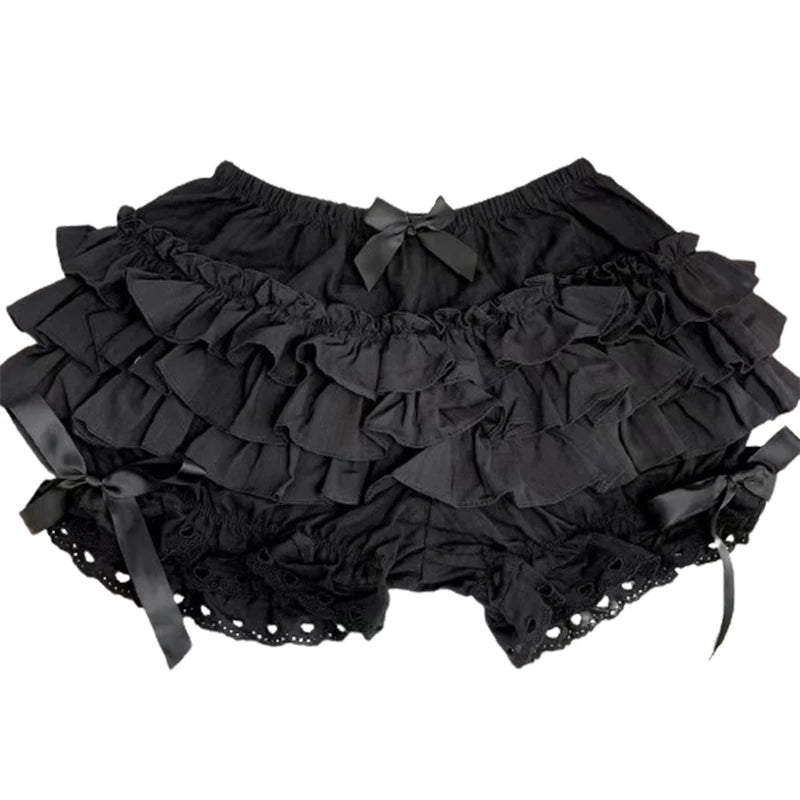 Women's Kawaii Patchwork Skirt Shorts
