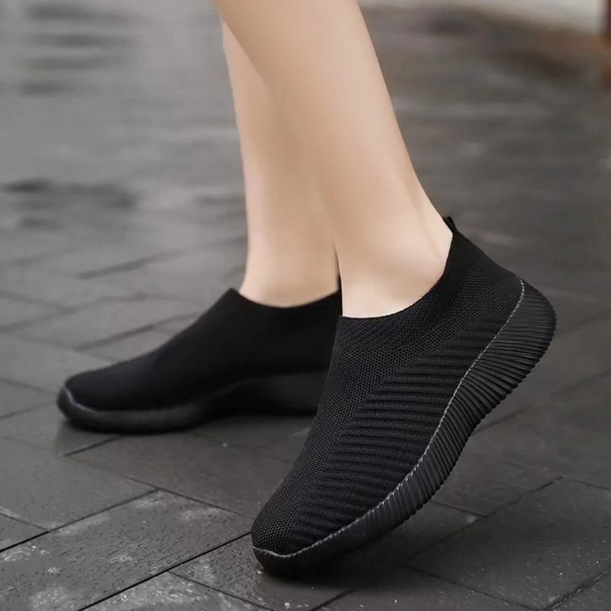 Women's Breathable Mesh Slip-On Sneakers