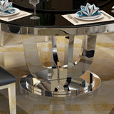 Rotating Metal Dining Table
