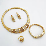 Dubai 18K Gold Plated Jewelry Set