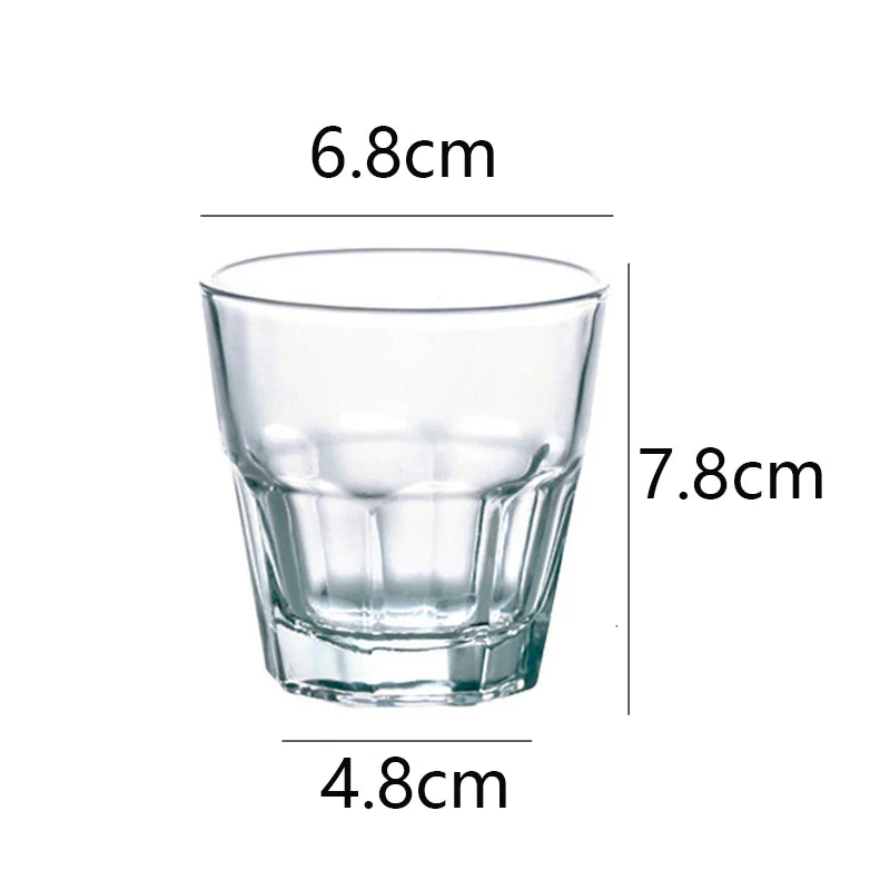 Transparent Glass Drinkware Cup