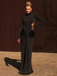 Women's Backless Ruched Maxi Dress