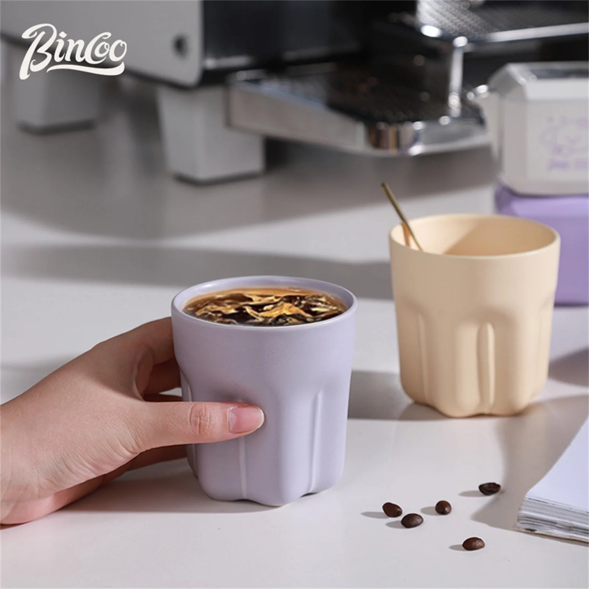 Bincoo Ceramic Coffee Mug Set (260ml)