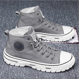 Men Gray Skate Shoes