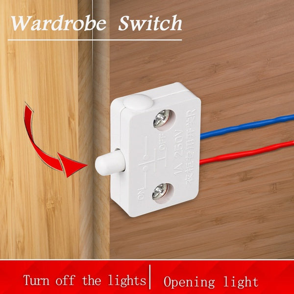 Closet Cabinet Light Switch