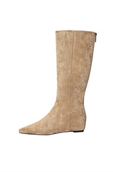Korean Suede Knee High Boots
