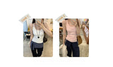 Basic Ribbed O-Neck Camisole Tank Top