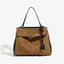 Frosted Leather Shoulder Bag