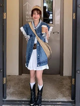 French Lace Denim Jacket