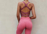 Women Seamless Push Up Sports Bra