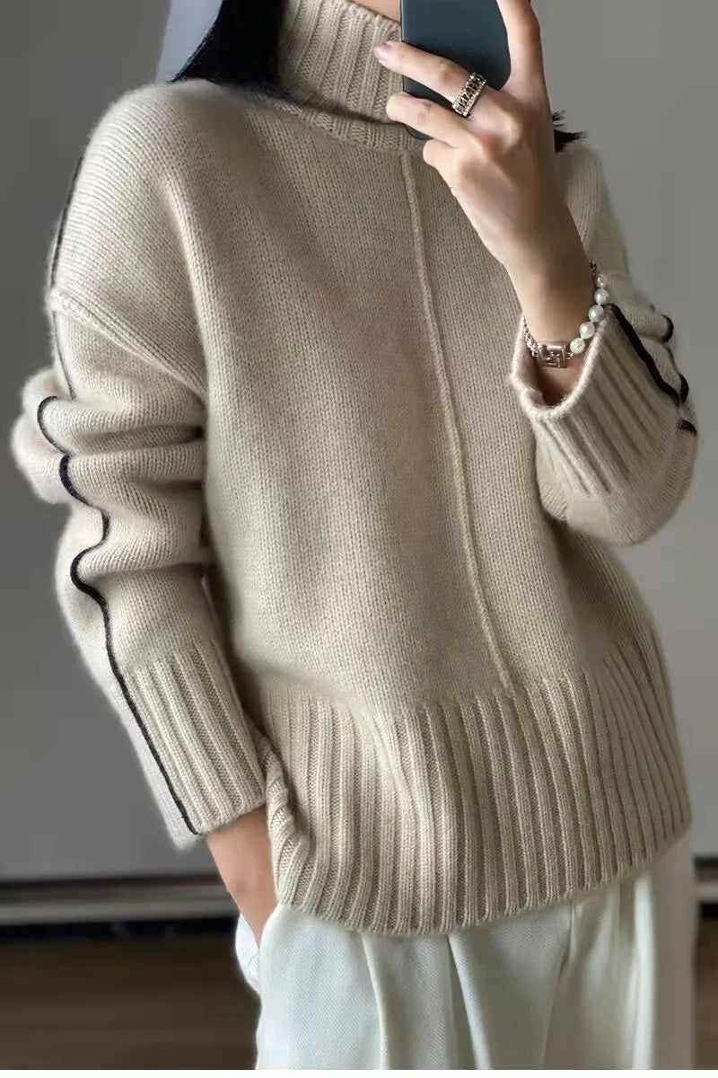 Women's Cashmere Turtleneck Sweater