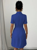 Women's Double Breasted Midi Dress