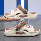 Unisex Thick Sole Pain Relief Shower Slippers