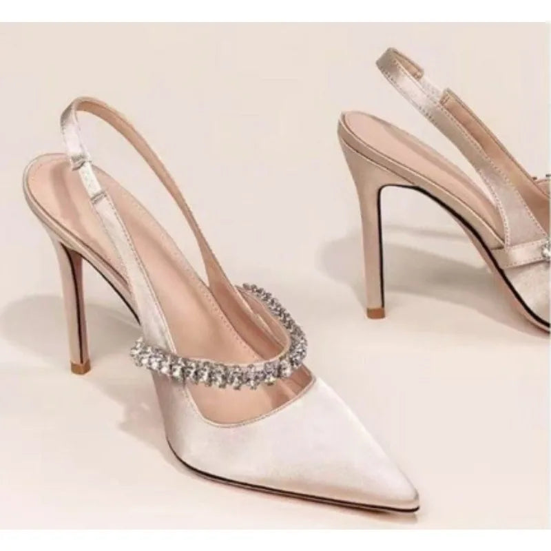 Crystal Grace Stiletto Heels