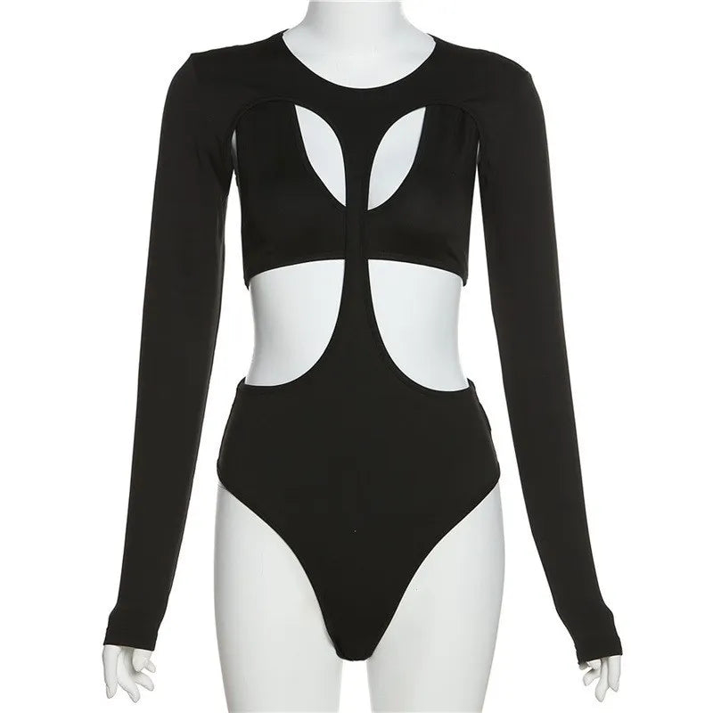 White Lapel Shirt Bodysuit – Sexy Versatile Top