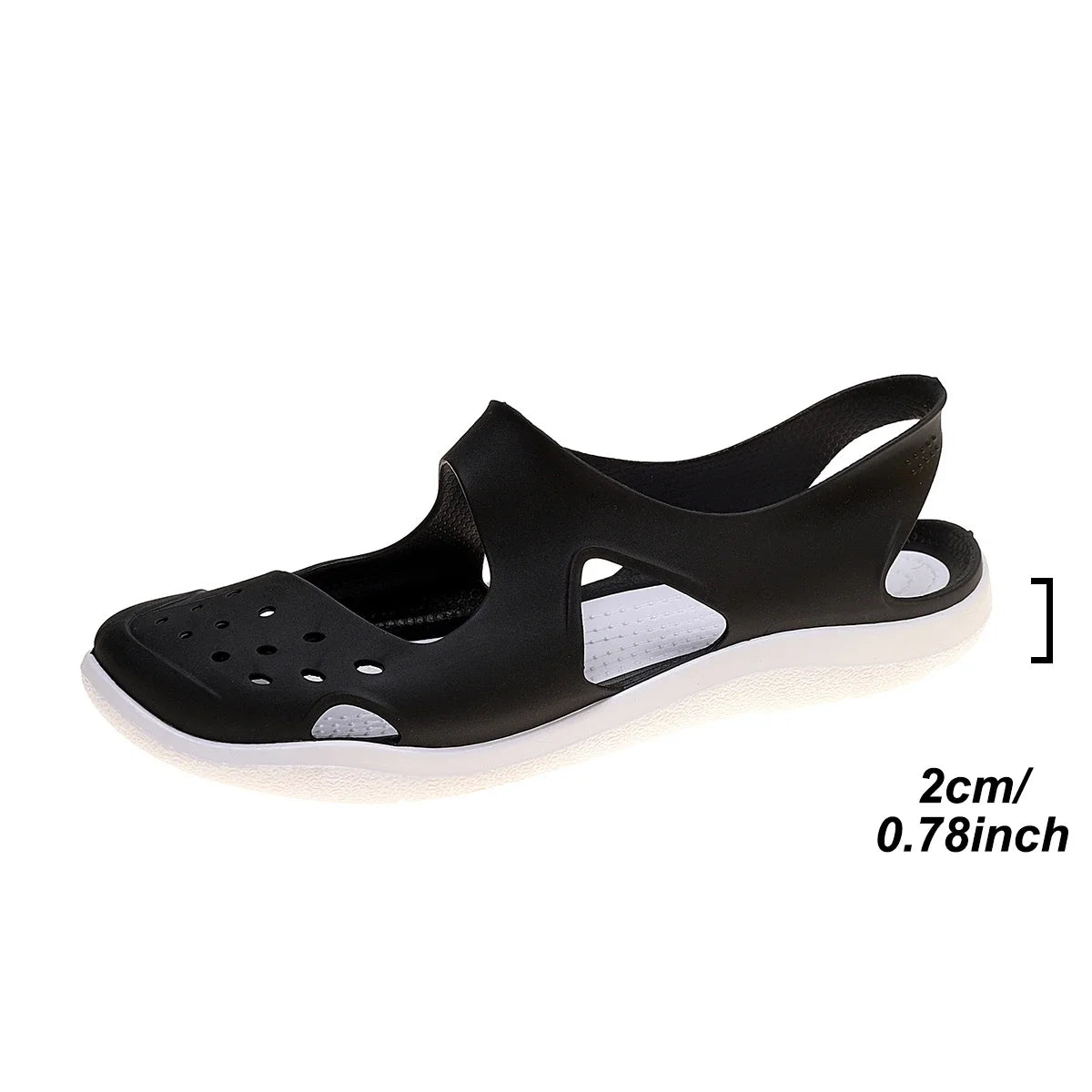 Women Plastic Flat Sandals Casual Espadrilles