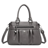 Triple Compartment Tote Bag