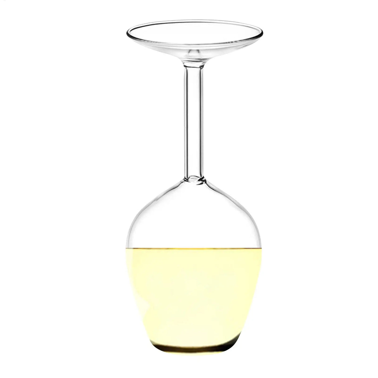 Upside Down Wine Glass