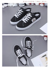 Women Canvas Slippers Casual Flat Shoes