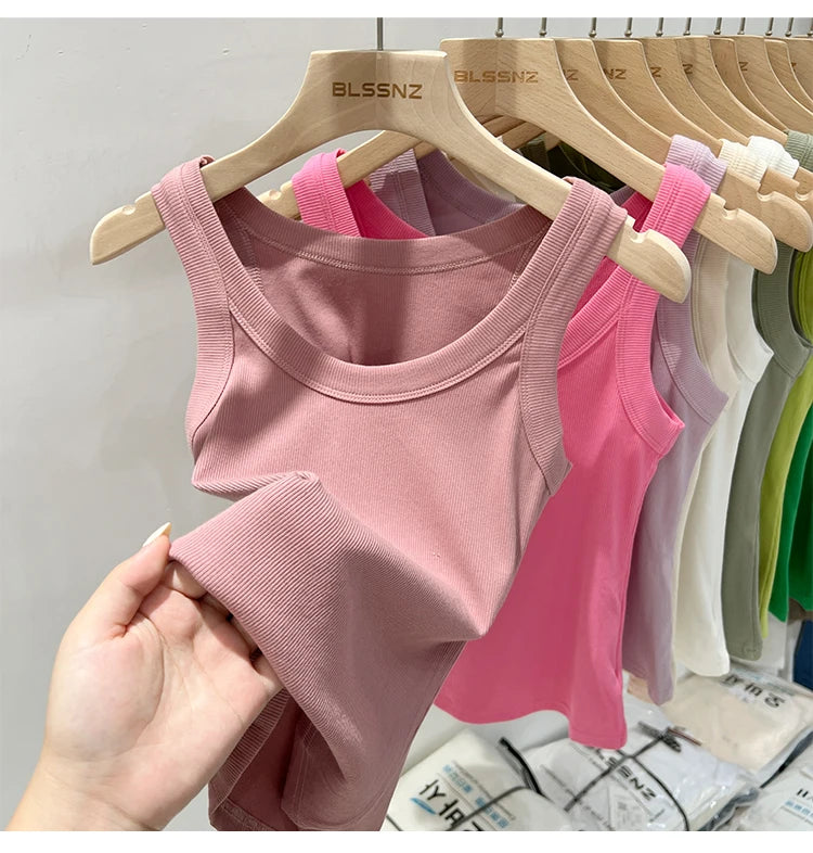 Basic Ribbed Tank Top