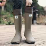 Men’s High-Top Waterproof Rain Boots