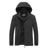 Men’s Waterproof Hooded Windbreaker