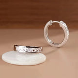 CZ Hoop Earrings