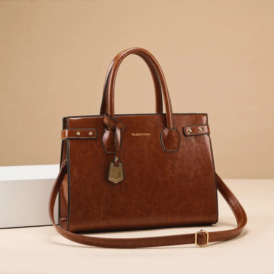 Soft Leather Tote Bag