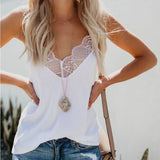 Silk Satin Tube Top Sleeveless Camisole
