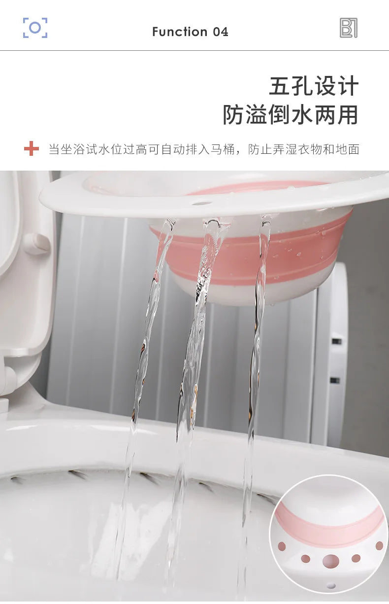 Foldable Toilet Sitz Bath
