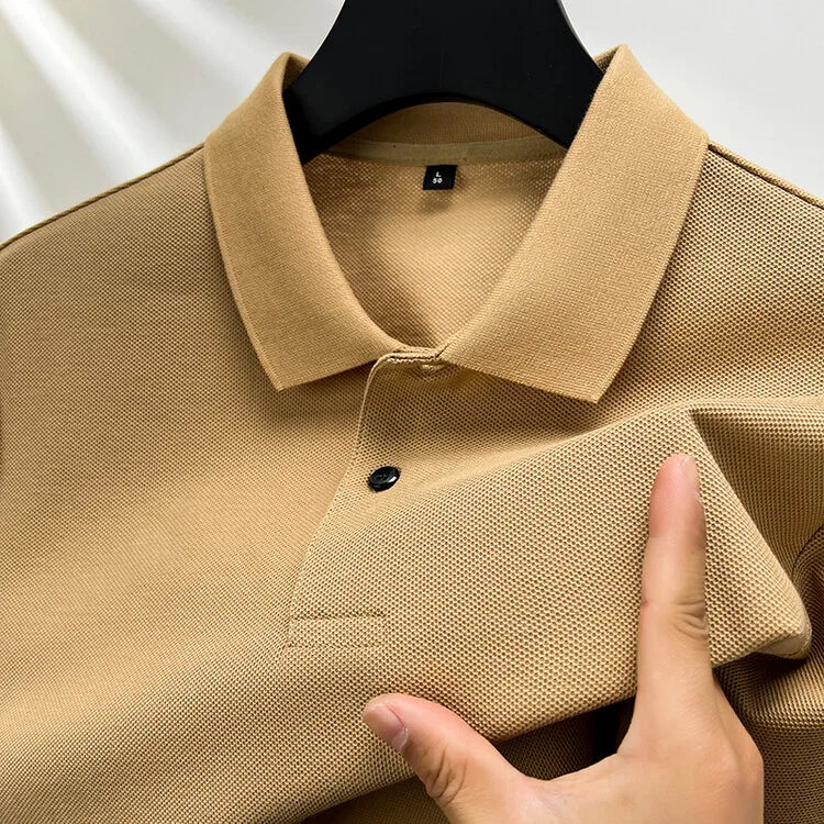 Men Cotton Breathable Polo Shirt