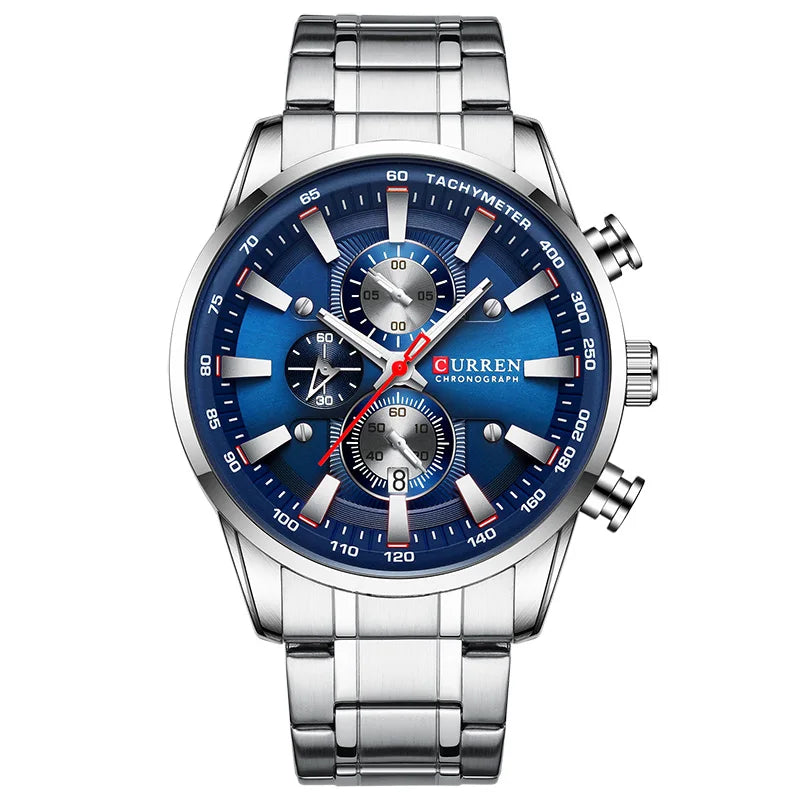 CURREN Luxury Men’s Quartz Chronograph Watch
