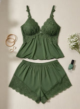 Curvy Grace Satin Set
