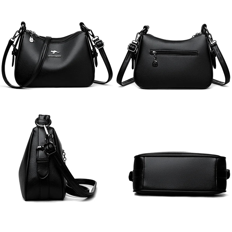 Minimalist Leather Shoulder Bag