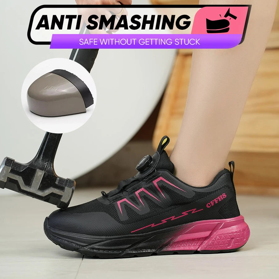 Women Safety Shoes Lightweight Work Boots